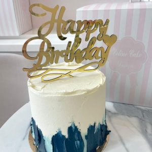Layer Cake Signature 10 parts (décos + plaque Happy Birthday)